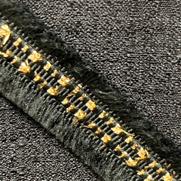 Preston & York NWT Lacey Sparkle Black Gold Long Sleeve Blazer, 8 - Picture 3 of 9